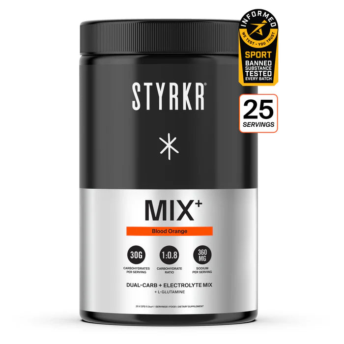 STYRKR MIX+ Dual-Carb & Elektrolyte Mix Performance Drink Powder for Endurance