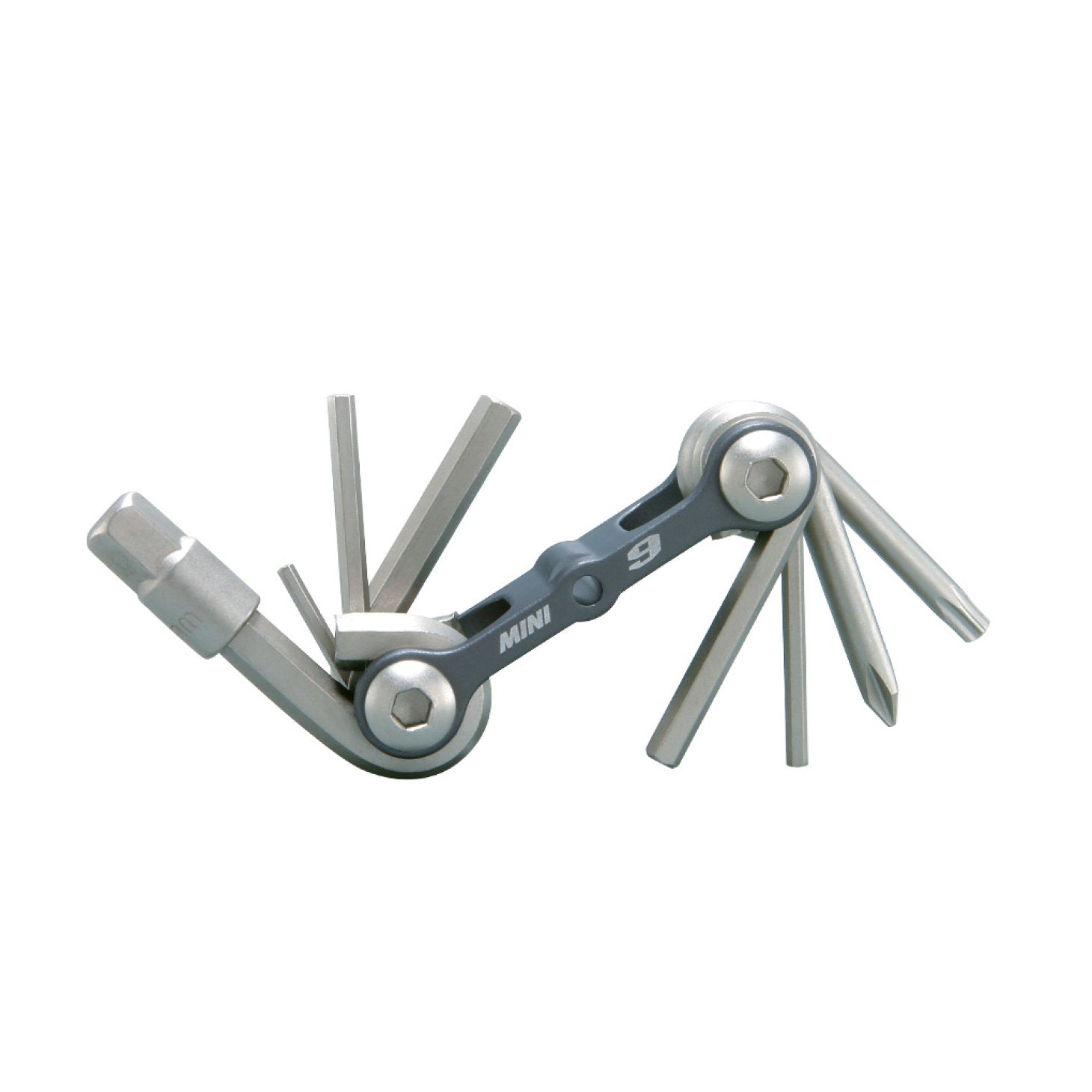 Topeak 9-in-1 Miniwerkzeug – Kompaktes Multitool aus Aluminium & Chrom-Vanadium-Stahl