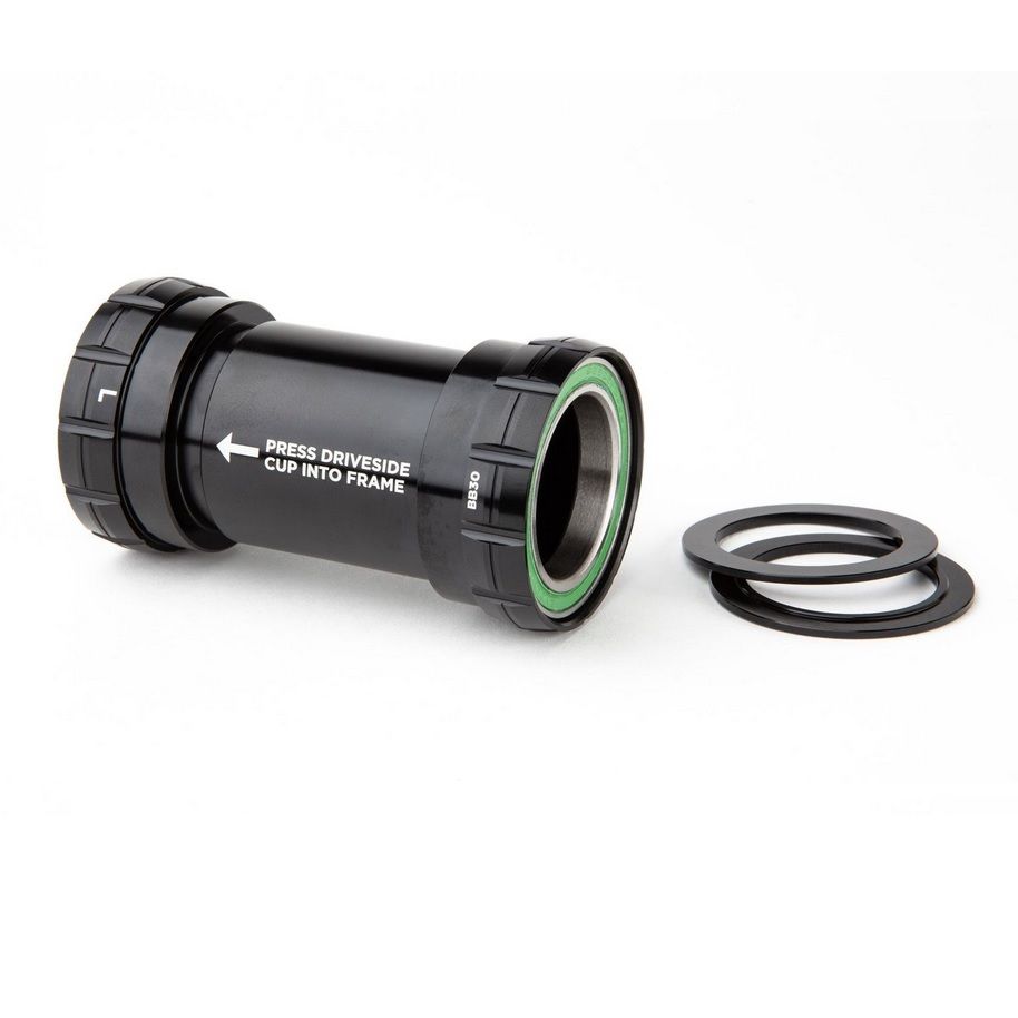 Cane Creek Hellbender 70 BB30 Innenlager, Edelstahl, 24mm, 68/73mm, black