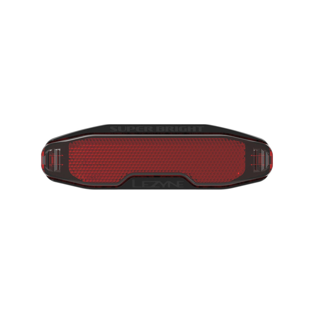 LEZYNE SUPER BRIGHT STVZO E12 SCHWARZ ROTES LICHT