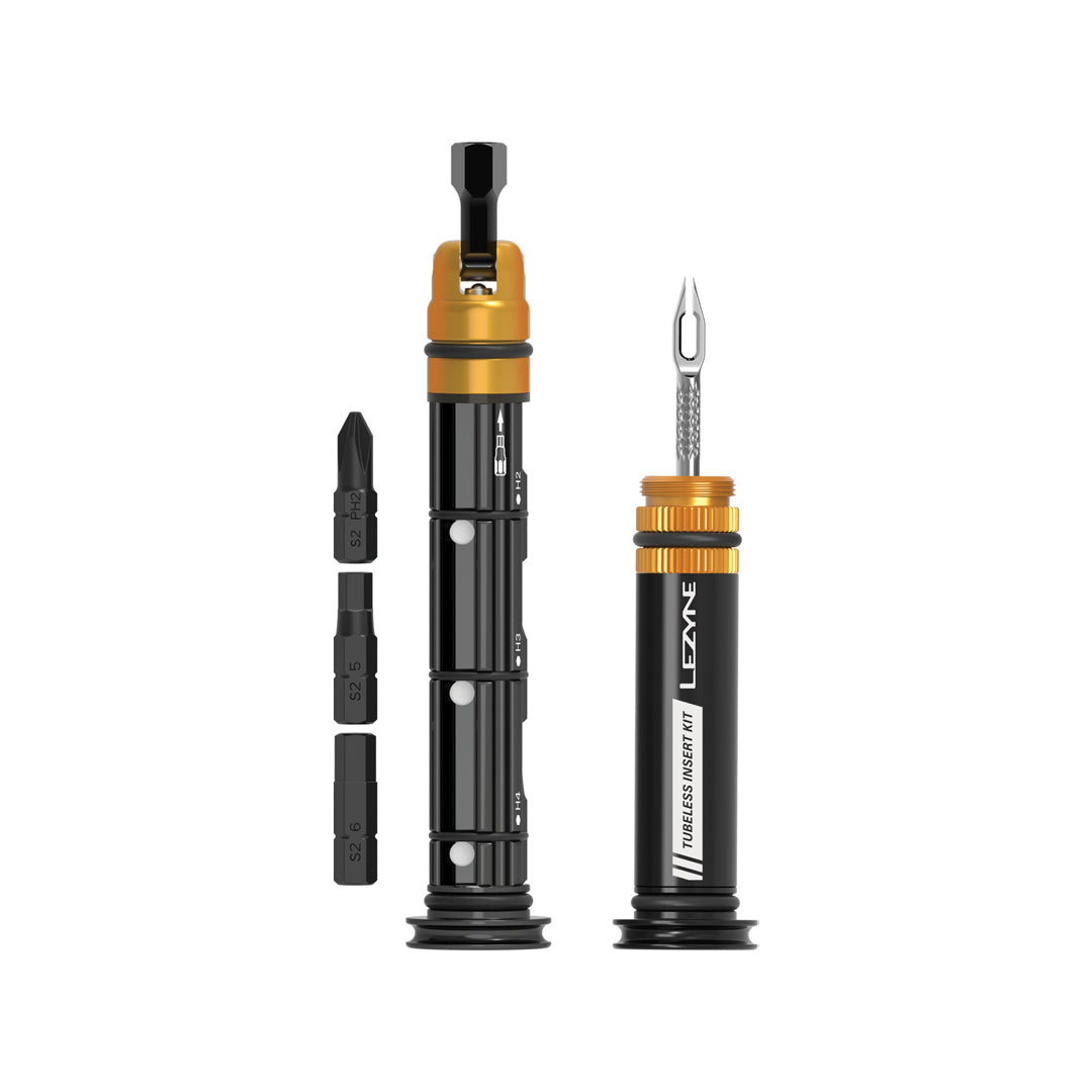 LEZYNE Barplug Dual Insert Kit – Tubeless & Multi-Tool für unsichtbare MTB-Reparaturen