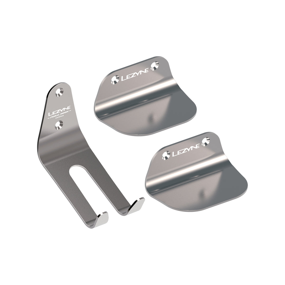 LEZYNE PEDAL HOOK, EDELSTAHL SILBER