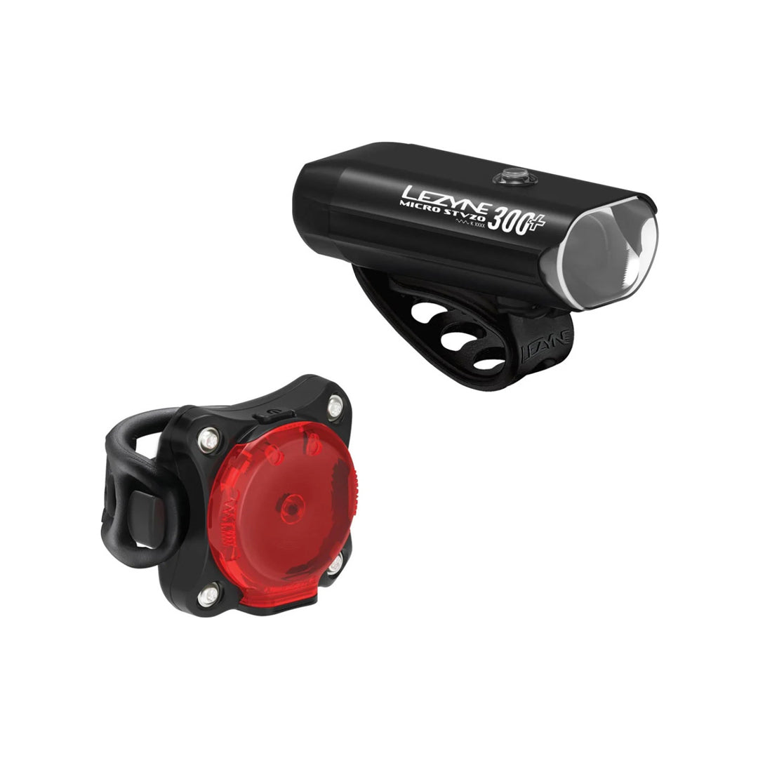 LEZYNE BELEUCHTUNGSSET MICRO STVZO 300+ / ZECTO STVZO SCHWARZ, Y17