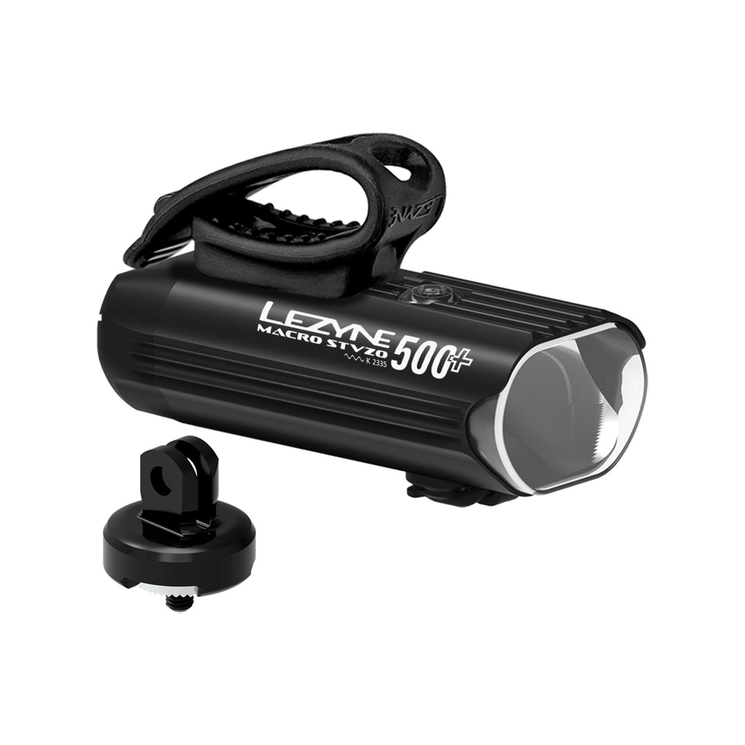LEZYNE MACRO STVZO 500+ REVERSE LOADED KIT, WEISSES LICHT SCHWARZ, Y17