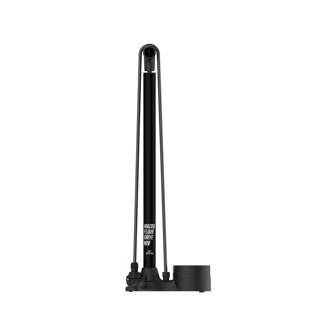 Lezyne Standluftpumpe Macro HV Floor Drive DV 100 PSI Mattschwarz