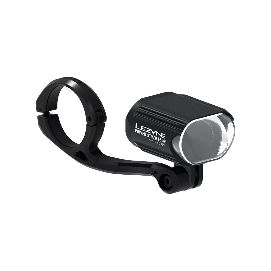 LEZYNE POWER STVZO E500+ MATTSCHWARZ WEISSES LICHT, Y18