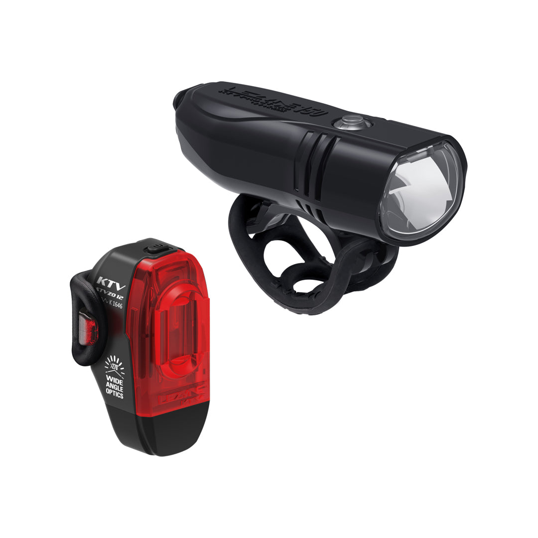LEZYNE BELEUCHTUNGSSET KTV PRO 150+ / KTV STVZO SCHWARZ