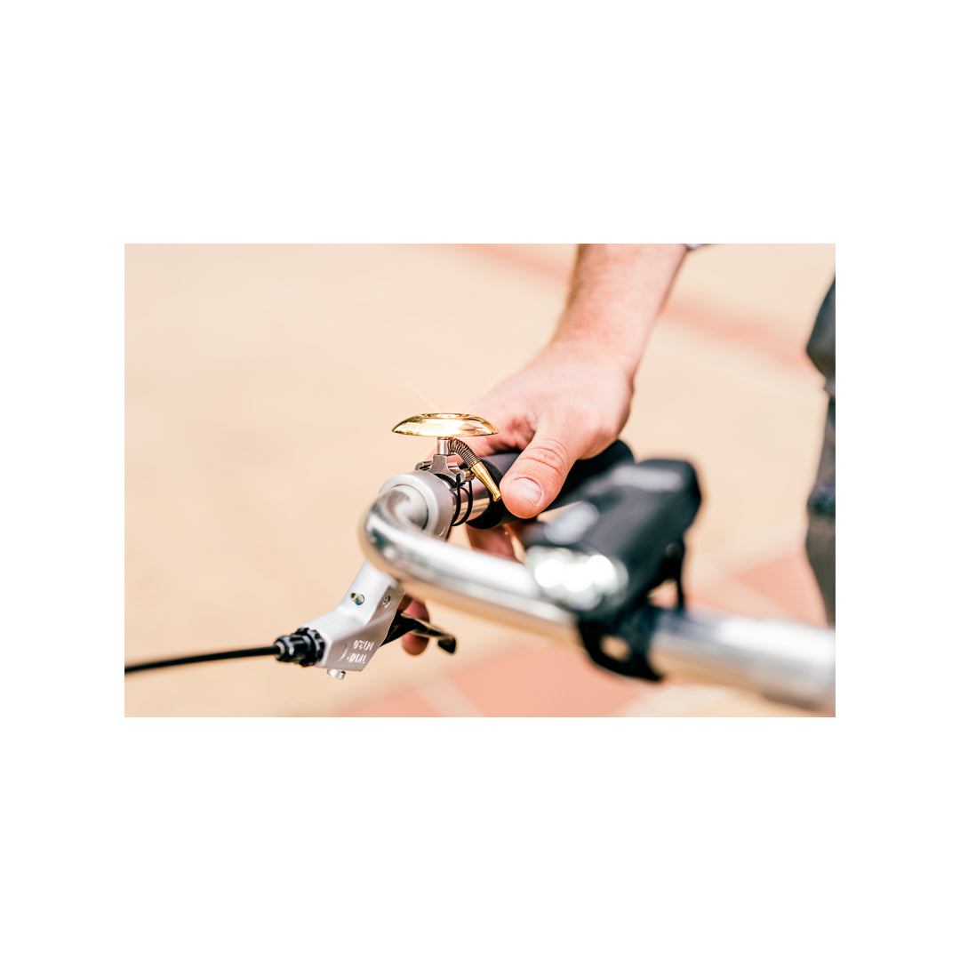 LEZYNE Classic Shallow Brass Fahrradklingel Schwarz