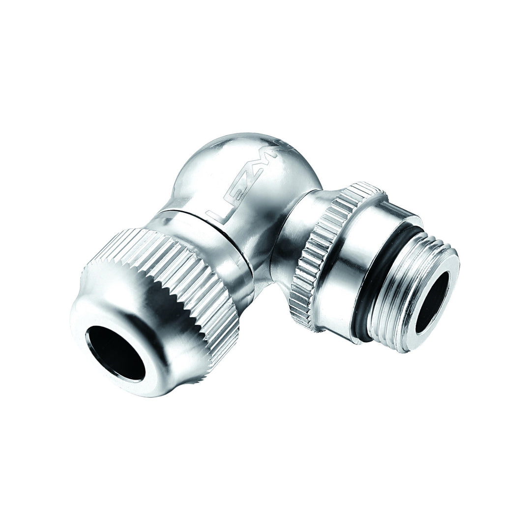 LEZYNE Slip Fit Chuck Adapter Silber – CNC Aluminium Presta-Adapter