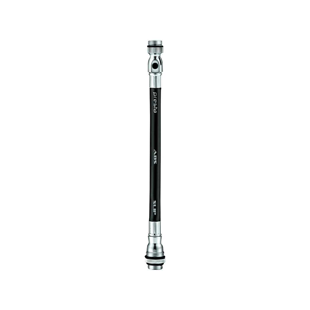 Lezyne ABS Flex Hose Ventilschlauch Presta/Schrader für Handpumpen schwarz/silber