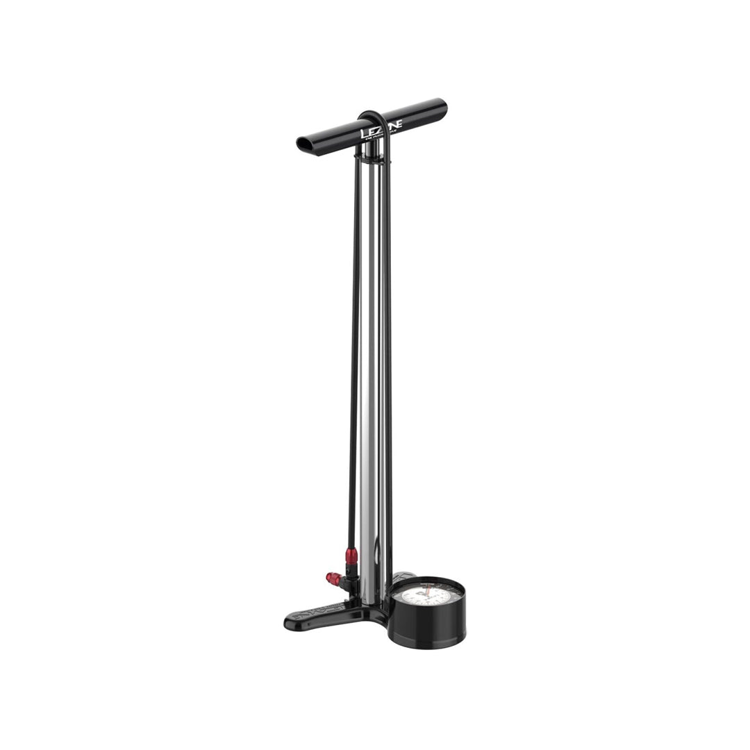 LEZYNE CNC HP Floor Drive Standpumpe – Hochpräzise Profi-Fahrradpumpe aus Aluminium
