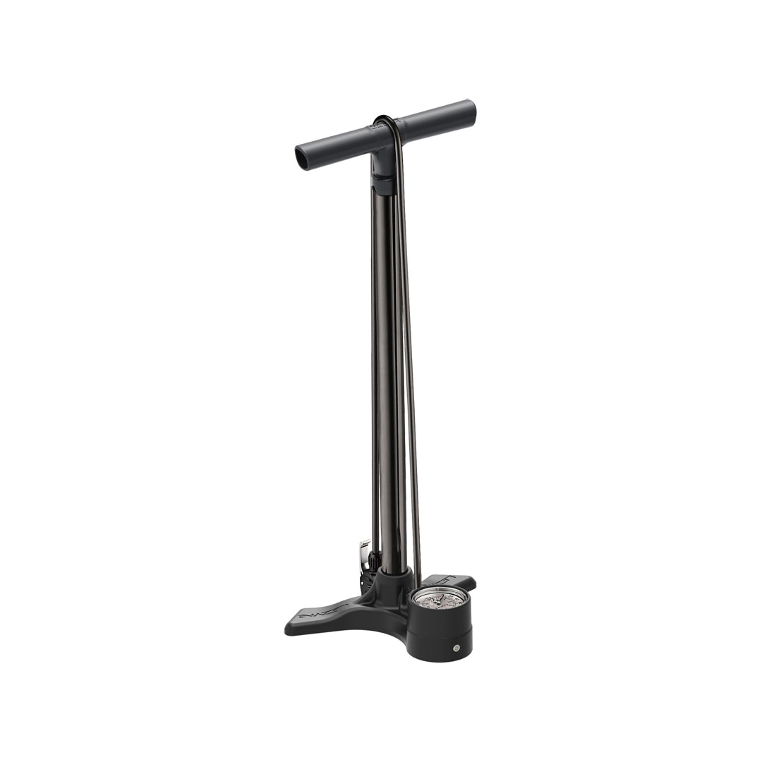 LEZYNE Standluftpumpe Macro HP Floor Drive DV – Hochdruckpumpe bis 220 PSI