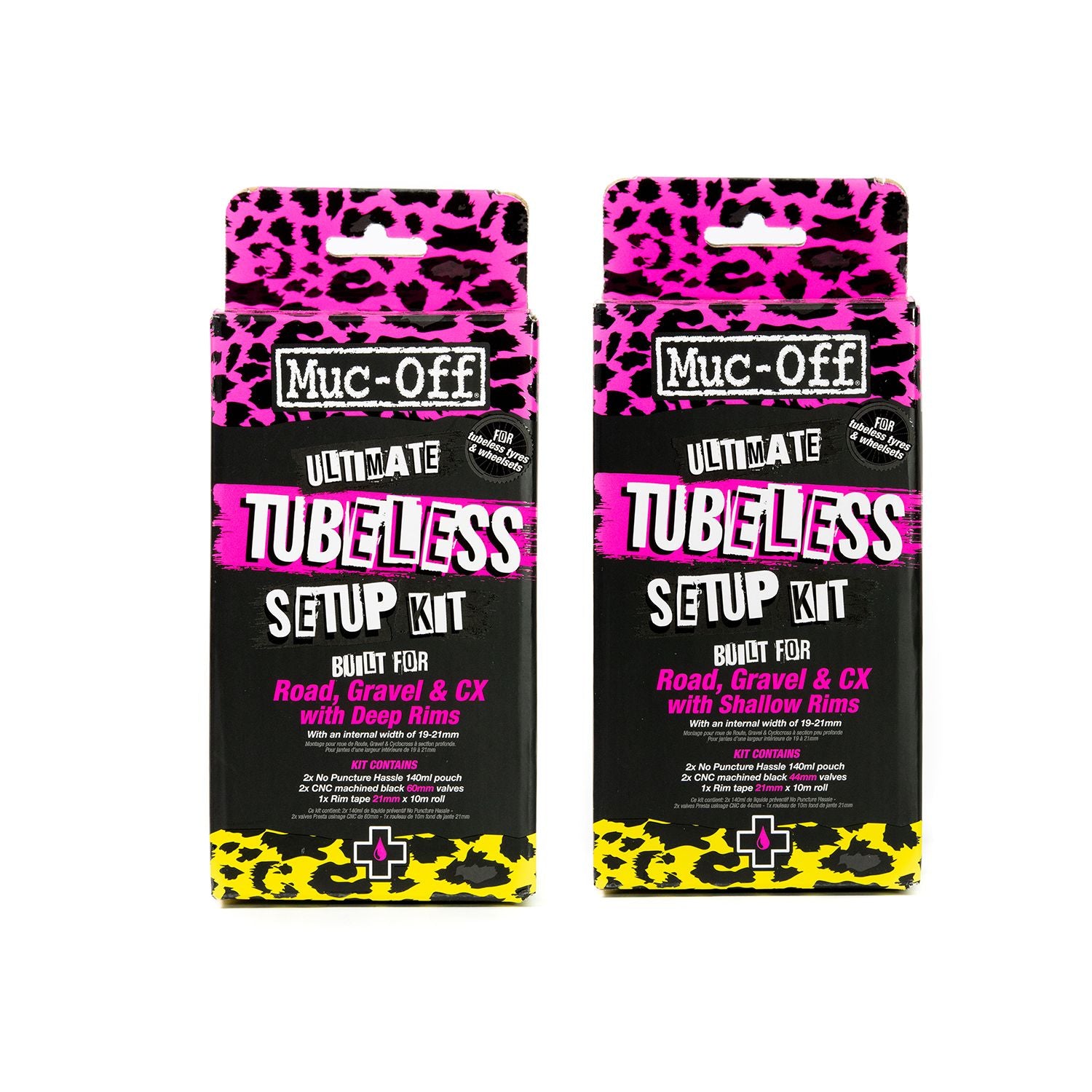 Muc-Off Muc Off UltimateTubeless Kit - Road (44 & 60mm) (10), pink