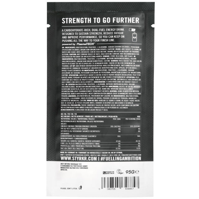 Styrkr MIX90 CAFFEINE DUAL-CARB Energie Drink Mix