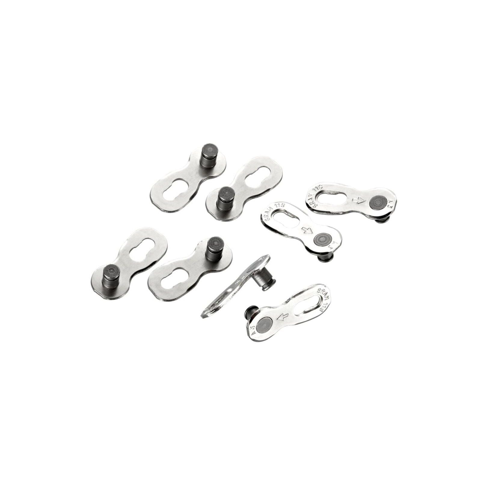 SRAM PowerLock Kettenverschluss – 11-fach, 4er Pack, silber
