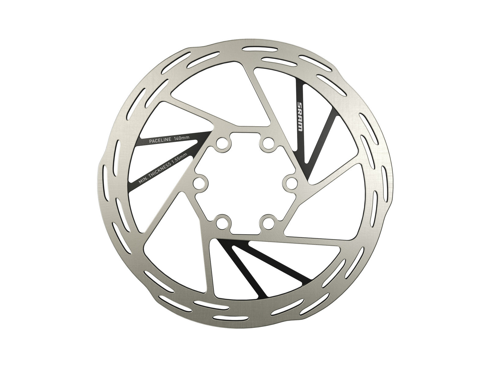 SRAM Bremsscheibe Paceline Rounded;140mm, einteilig, 6-Loch;abgerundetes Profil
