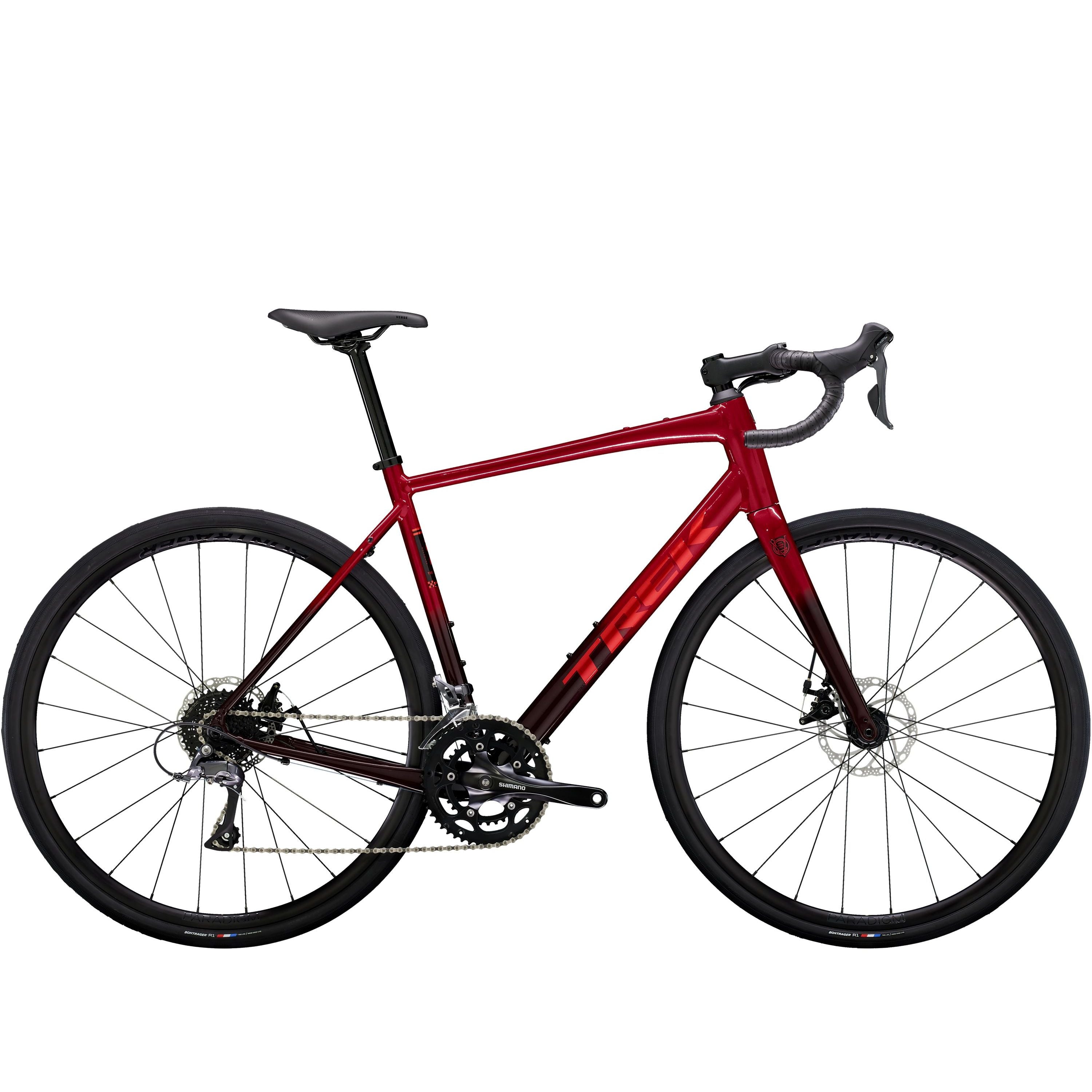 TREK Domane AL 2 52 Crimson to Dark Carmine Fade