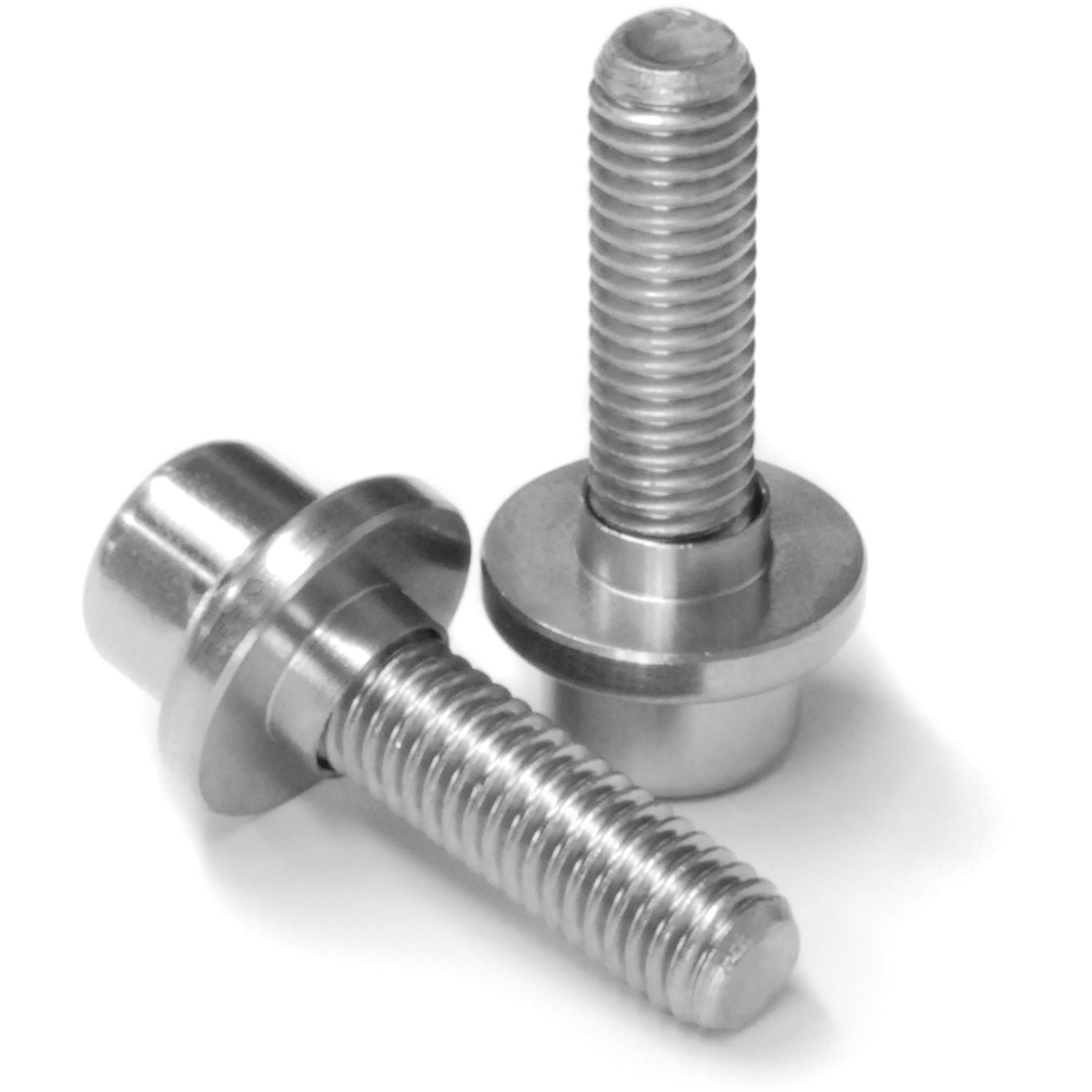 Paul Component Achsschrauben und Unterlegscheiben VR, FHUB/Disk FHUB/High Flange, Paar, silver