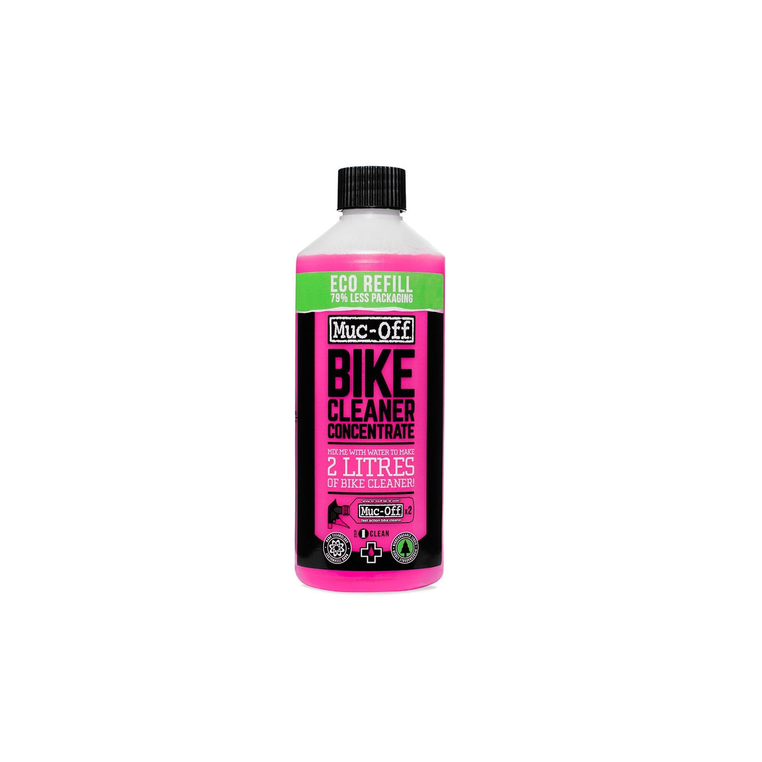 Muc-Off Bike Cleaner Concentrate 500 ml – Umweltfreundliches Nano Tech Fahrradreiniger-Konzentrat