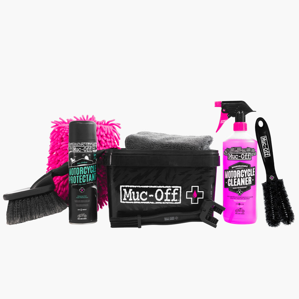 Muc-Off Muc Off Motorcycle 8-In-1 Kit (6), black
