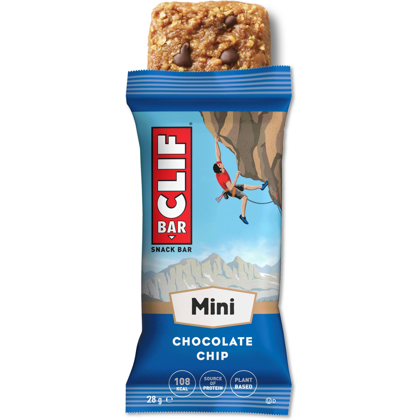 CLIF BAR ENERGIE-RIEGEL SCHOKOCHIPS MINI, 28G JE RIEGEL 10 STÜCK IN VERPACKUNGSEINHEIT