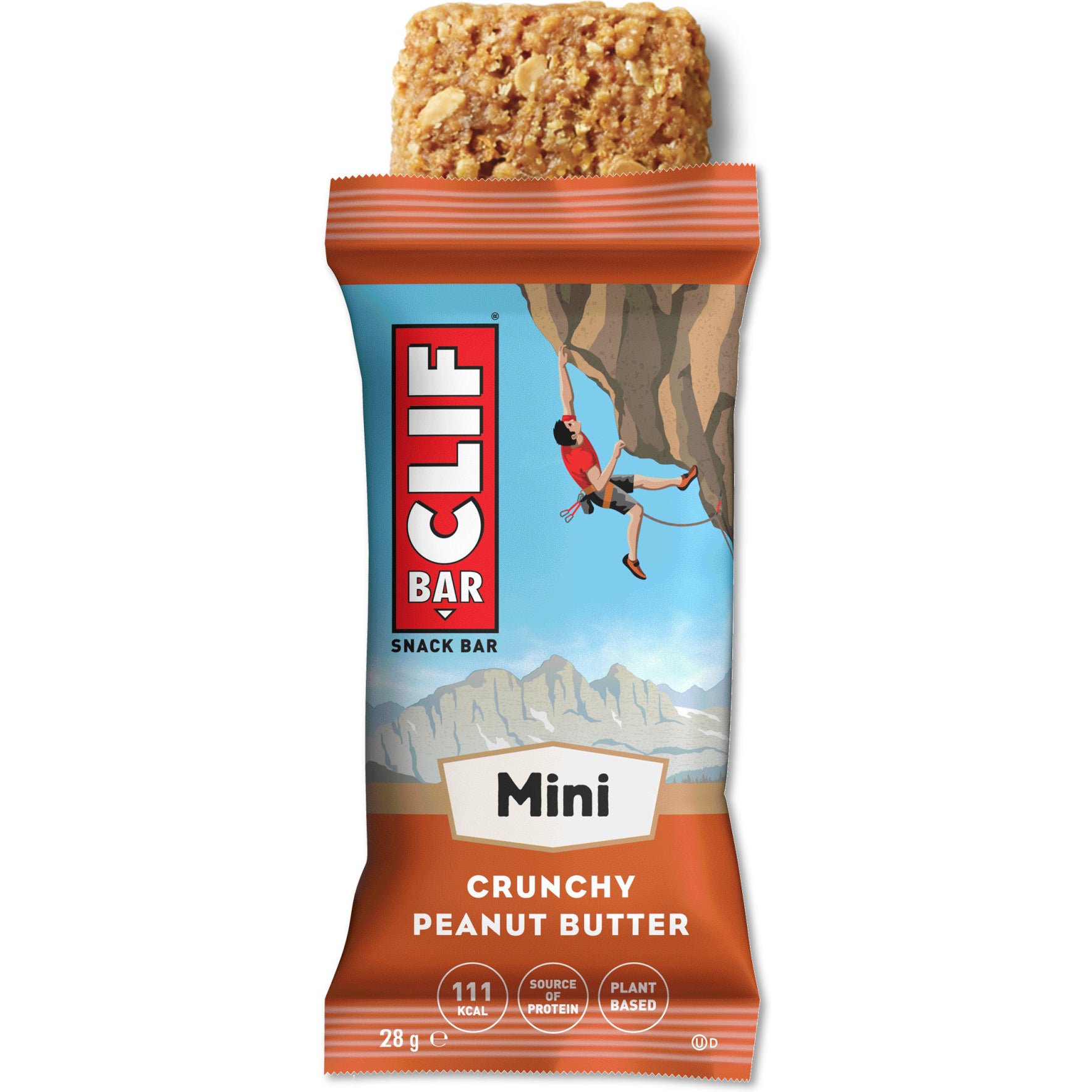 CLIF BAR ENERGIE-RIEGEL ERDNUSSBUTTER MINI, 28G JE RIEGEL 10 STÜCK IN VERPACKUNGSEINHEIT