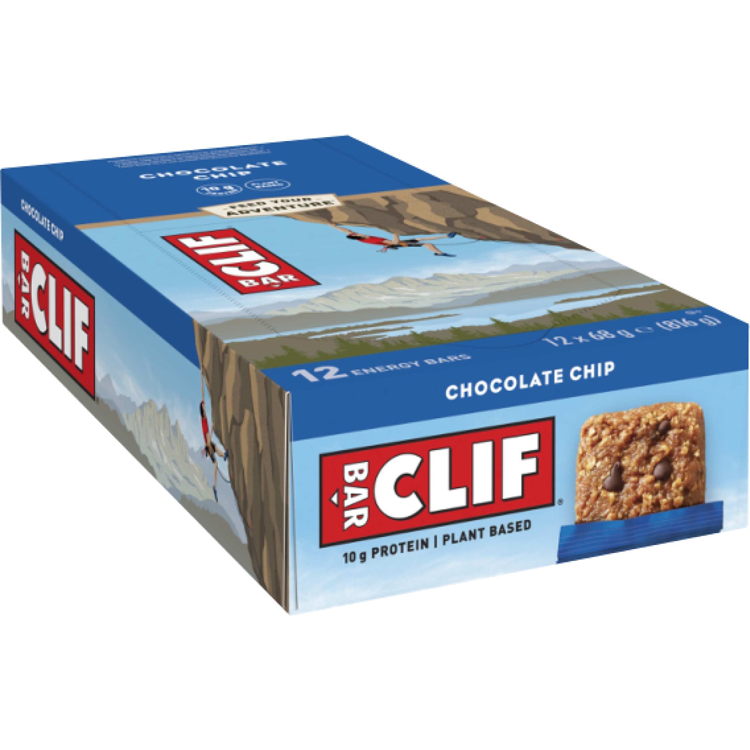 CLIF BAR ENERGIE-RIEGEL SCHOKOCHIPS 68G JE RIEGEL 12 STÜCK IN VERPACKUNGSEINHEIT