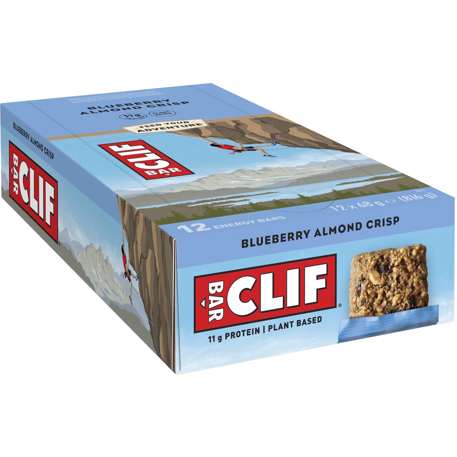 CLIF BAR ENERGIE-RIEGEL HEIDELBEERE 68G JE RIEGEL 12 STÜCK IN VERPACKUNGSEINHEIT