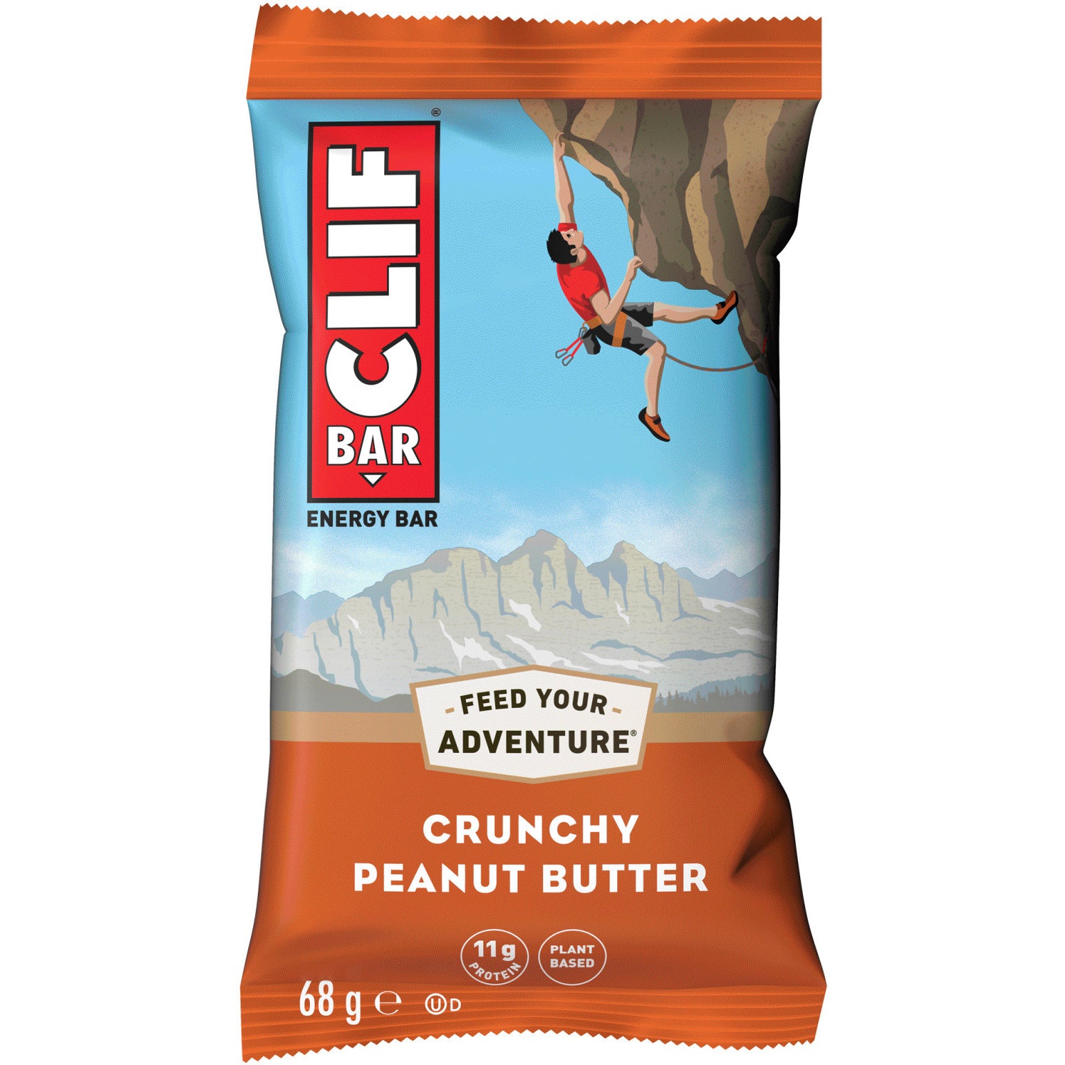 CLIF BAR ENERGIE-RIEGEL ERDNUSSBUTTER 68G JE RIEGEL 12 STÜCK IN VERPACKUNGSEINHEIT