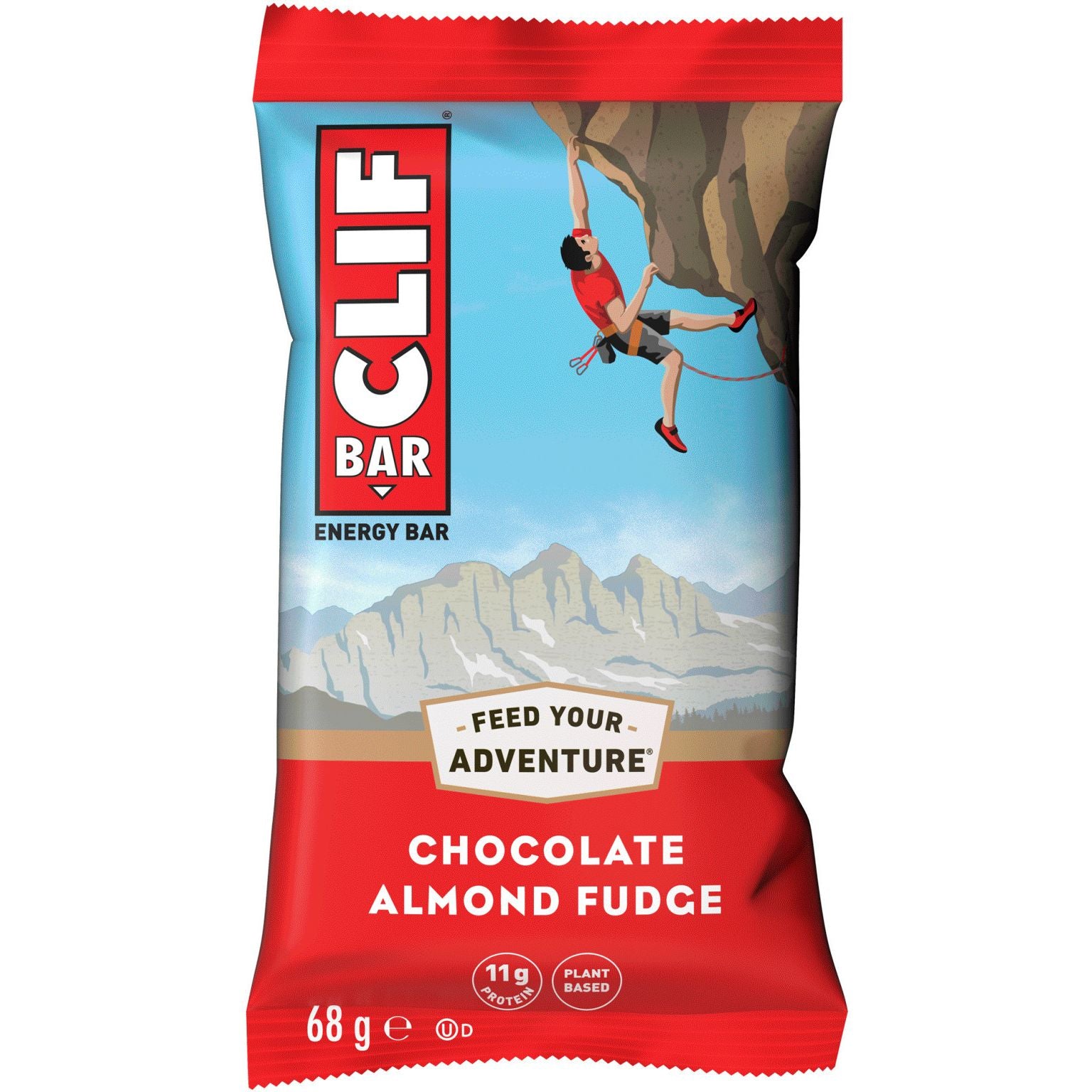 CLIF Bar Schoko-Mandel – 12er Box Hafer-Energieriegel mit 11 Vitaminen & Mineralstoffen (je 68 g)