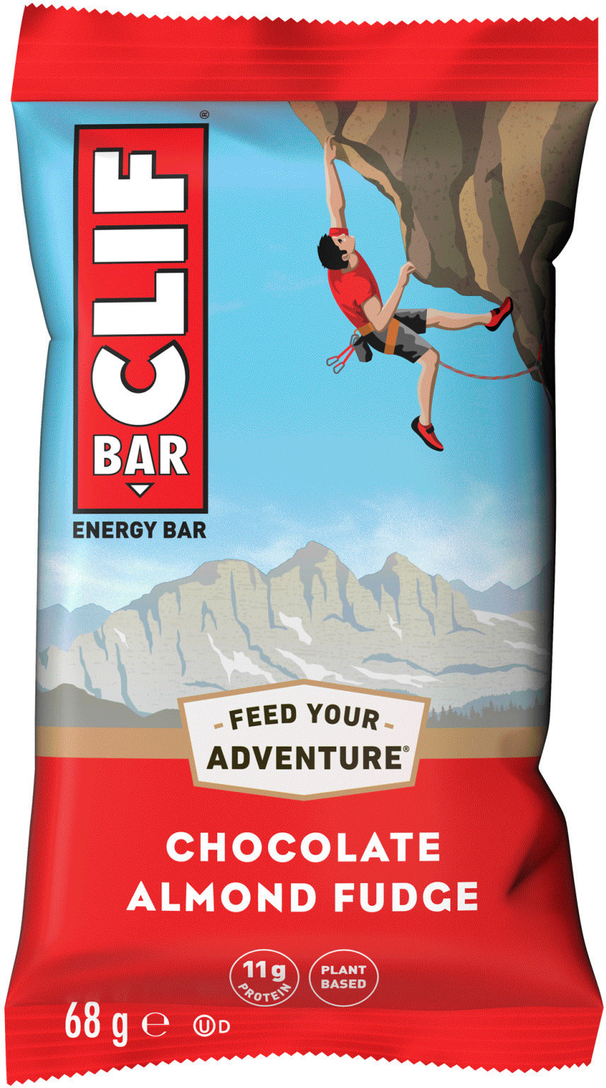 CLIF BAR ENERGIE-RIEGEL SCHOKO-MANDEL 68G JE RIEGEL 12 STÜCK IN VERPACKUNGSEINHEIT