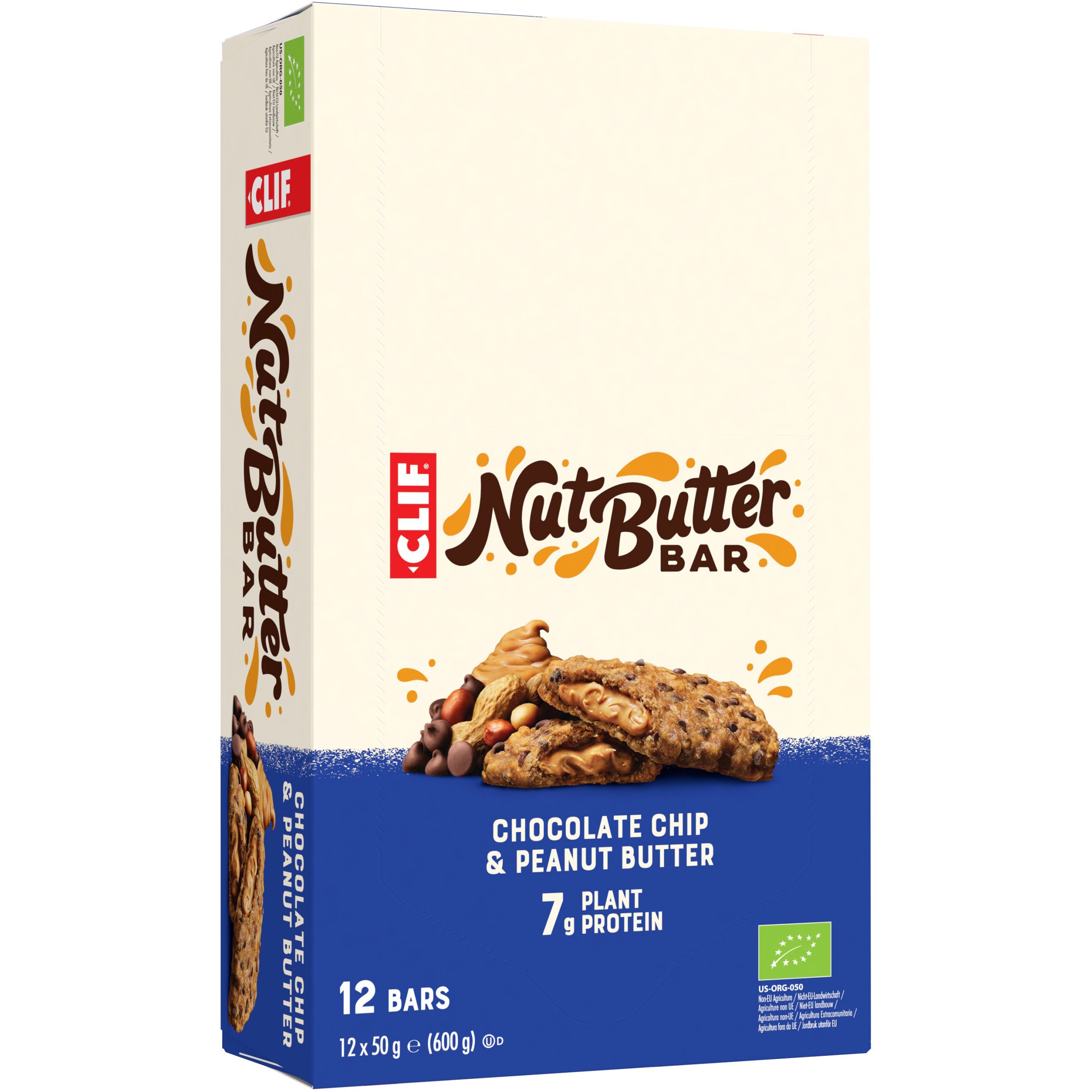 CLIF BAR NUT BUTTER FILLED RIEGEL SCHOKOCHIPS-ERDNUSS, 50 G JE RIEGEL 12 STÜCK IN VERPACKUNGSEINHEIT