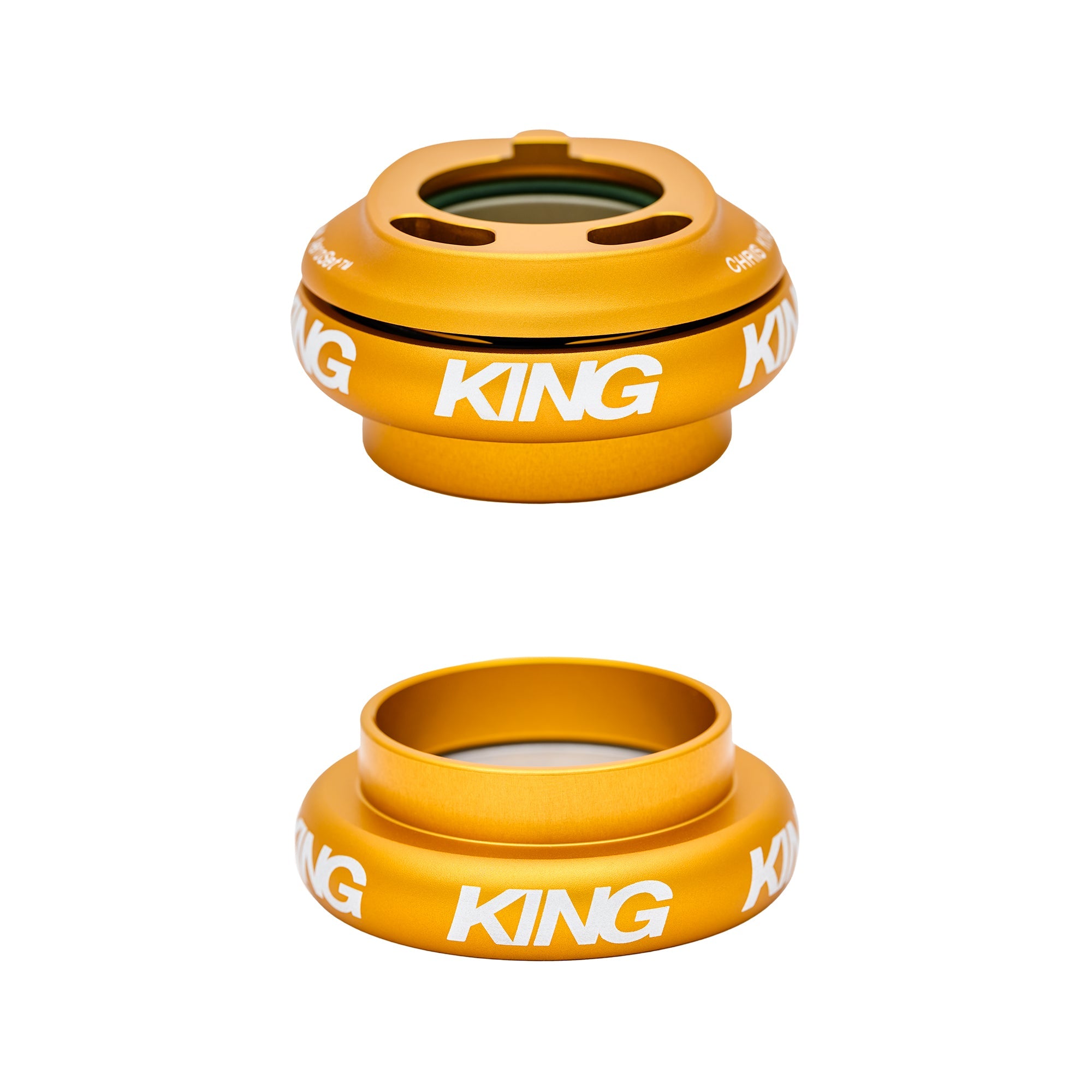 Chris King AeroSet 3 Tapered Steuersatz, FSA, Edelstahl-Lager, 1 1/8"-1.5", GripLock, EC44/28.6 | EC44/40