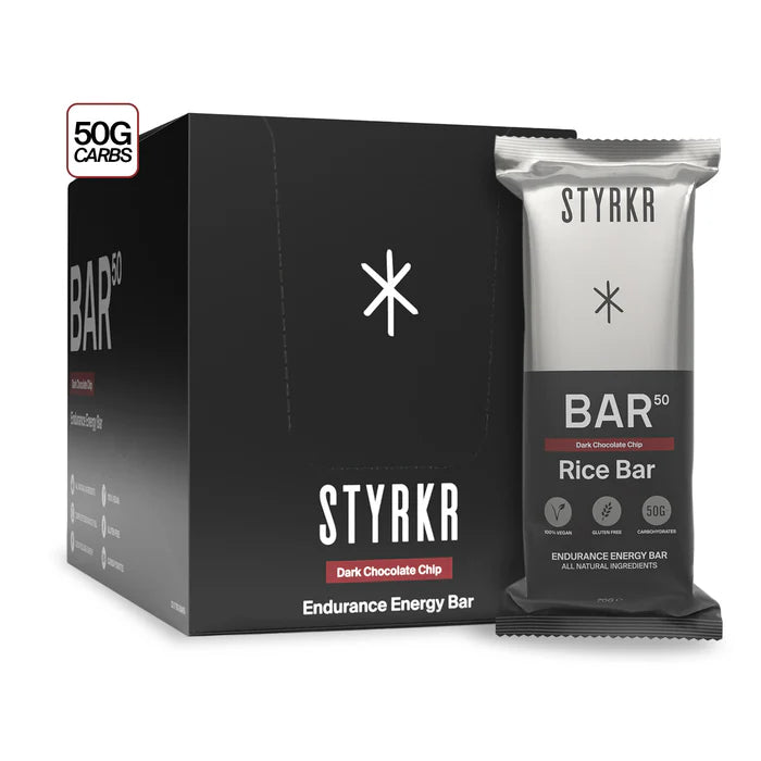 STYRKR BAR30 High Carb Rice Energieriegel für Ausdauer, Sport und Wettkampf