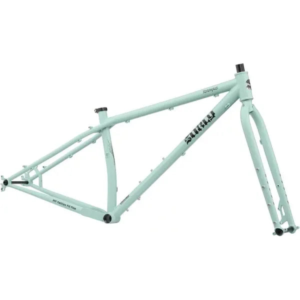 Surly Krampus – Stahl Hardtail Rahmenset 29 Plus Blue Oyster Coat (Größe M)