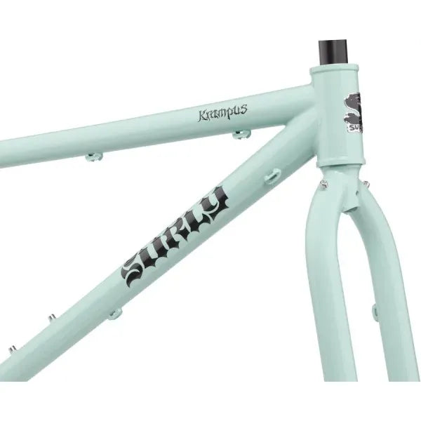 Surly Krampus Rahmenset – 4130 CroMoly Stahl Hardtail MTB Rahmen 29 Plus (Blue Oyster Coat, Größe L)
