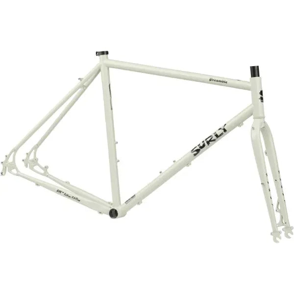Surly Preamble Rahmenset – CrMo-Stahl Allroad / Commuter Rahmen 28 Zoll (Best Buds Green, Größe L)