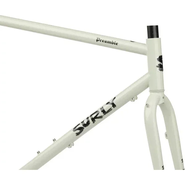 Surly Preamble Rahmenset – CrMo-Stahl Allroad / Commuter Rahmen 28 Zoll (Best Buds Green, Größe L)