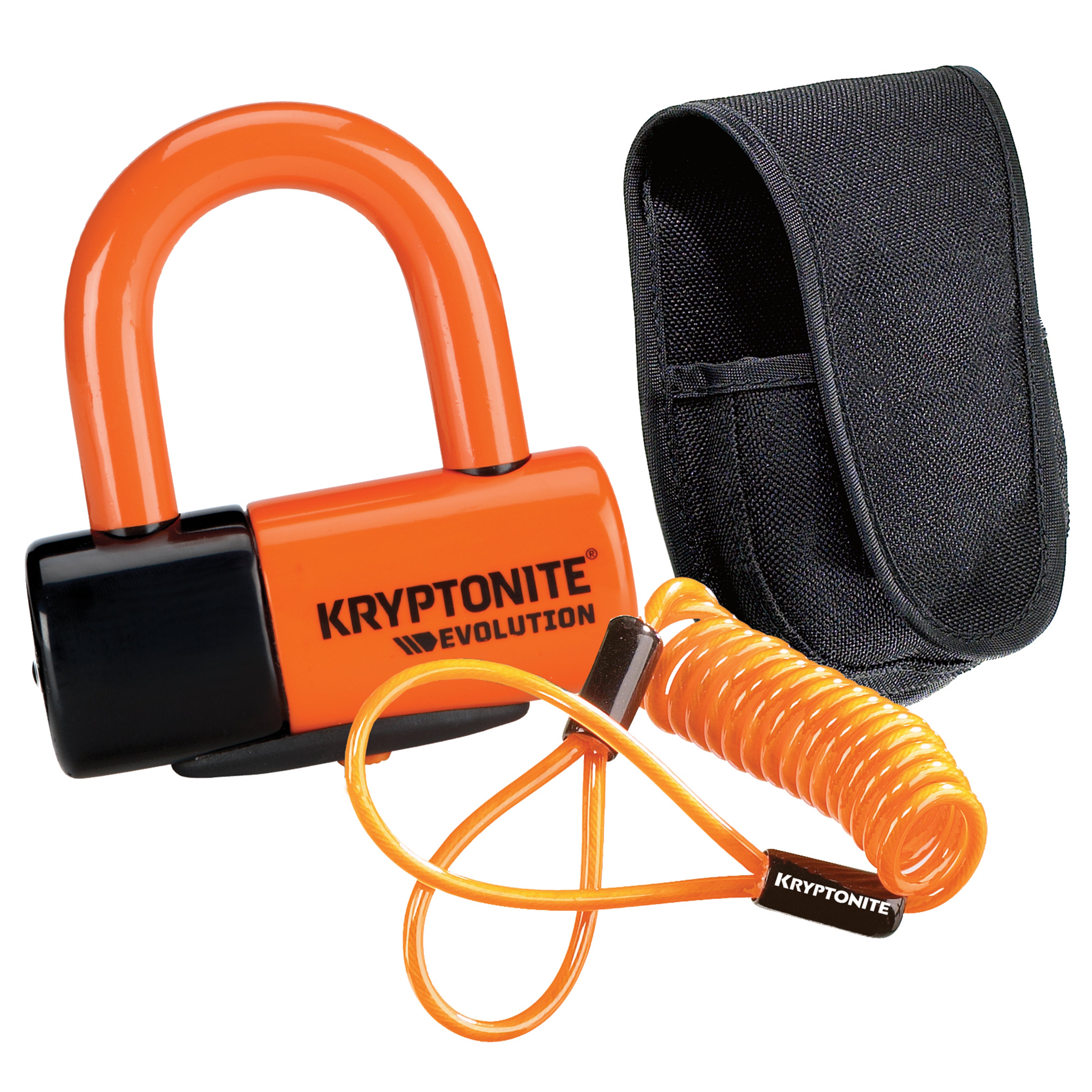 KRYPTONITE EVOLUTION DISC LOCK PREMIUM PACK-ORANGE
