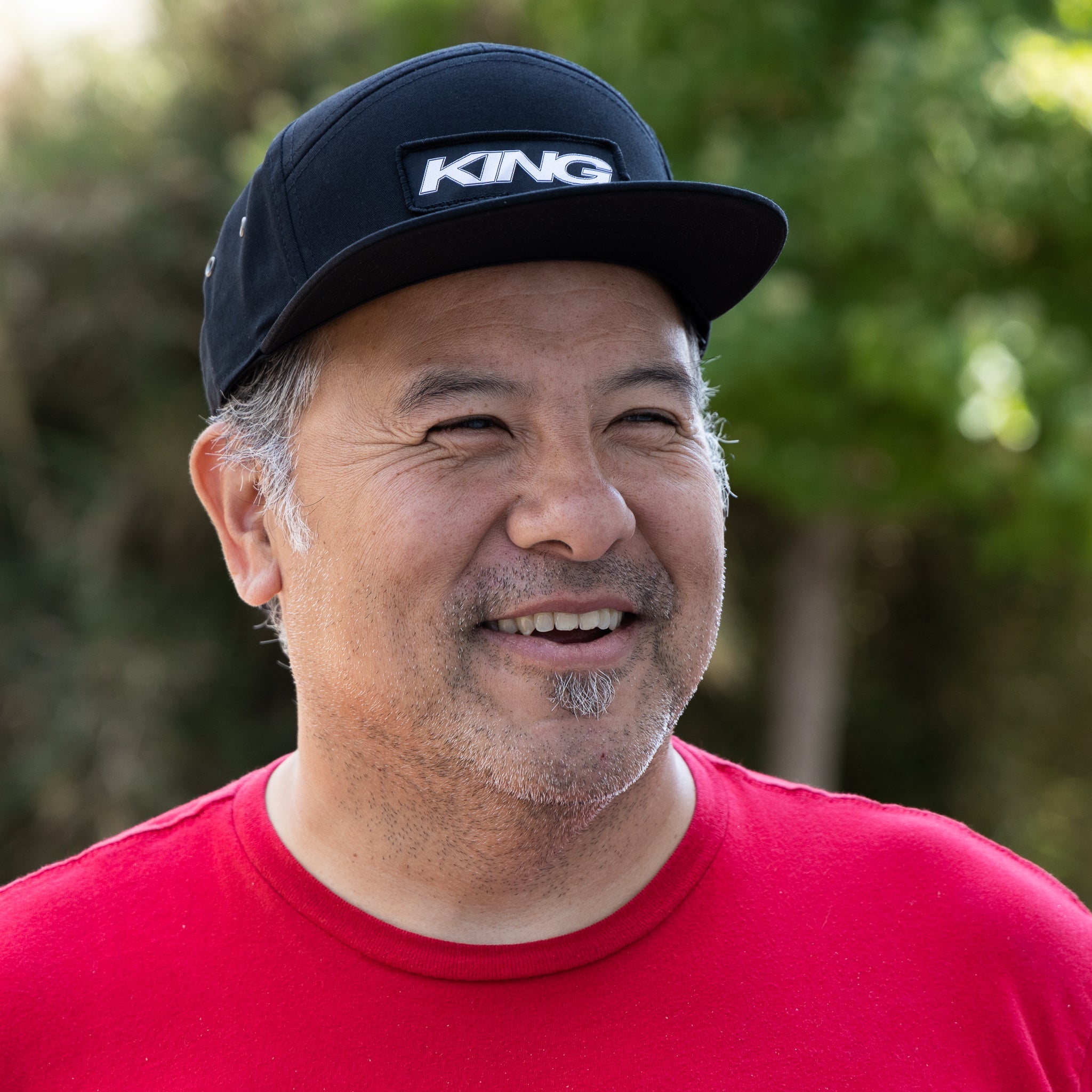 Chris King 7 Panel Cap, Topo, black/light grey, one size