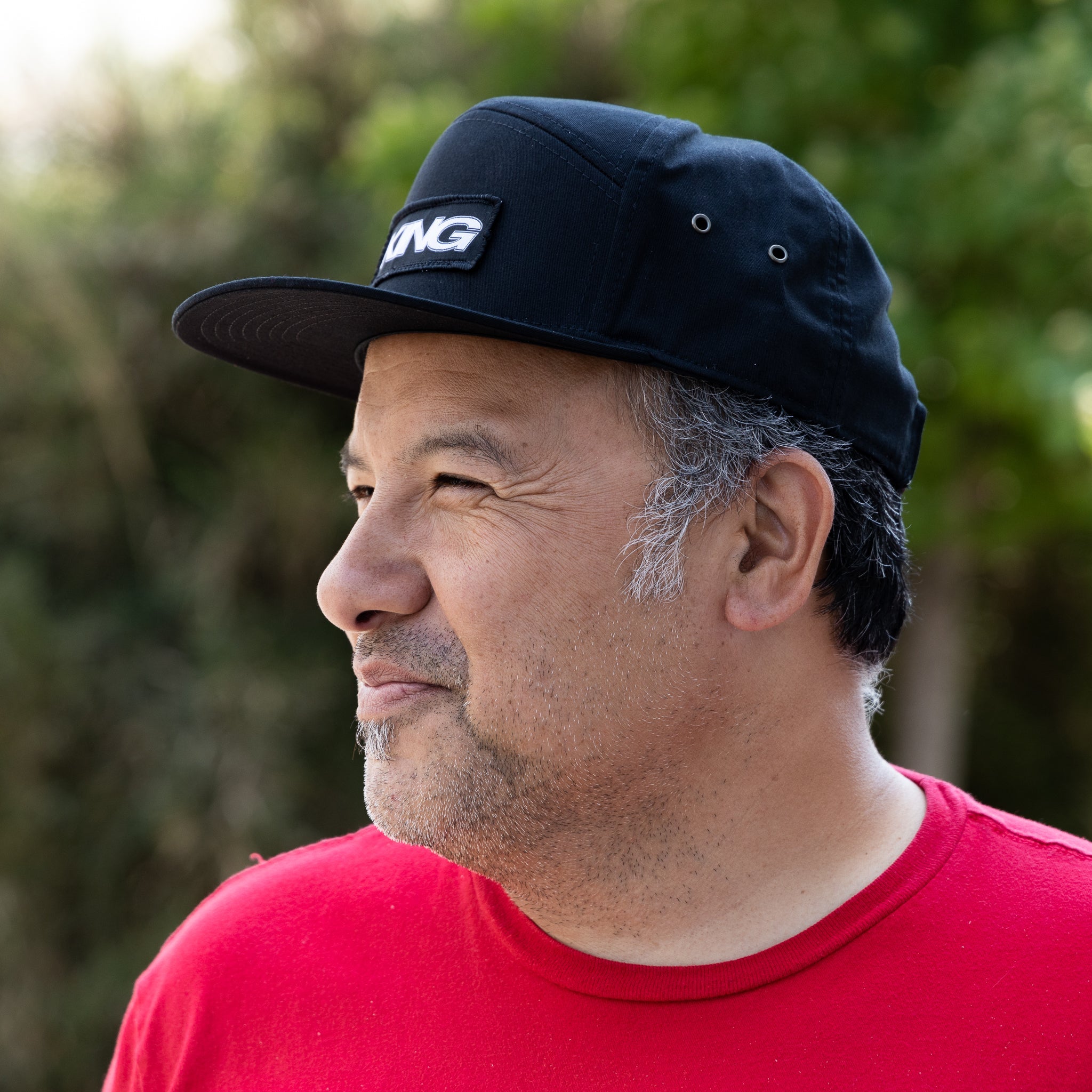 Chris King 7 Panel Cap, Topo, black/light grey, one size