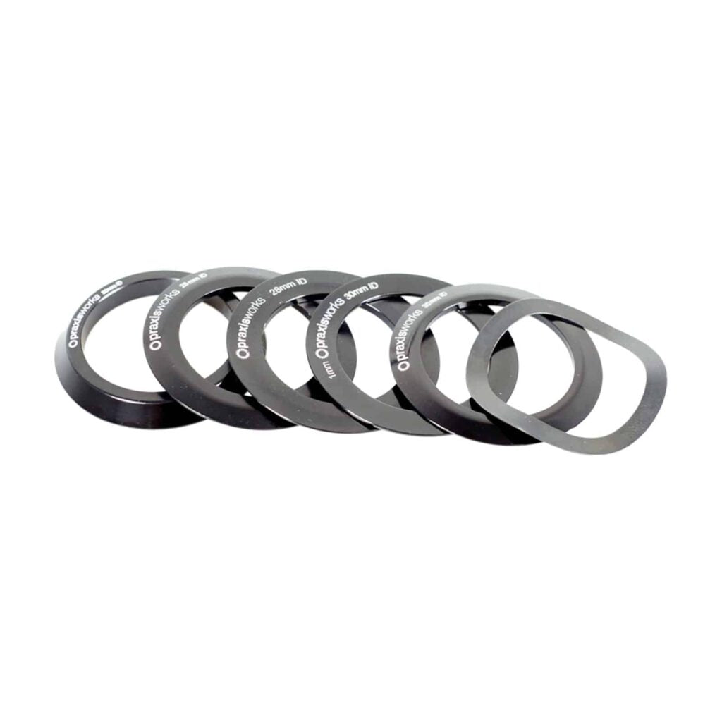 Praxis Dust Cover Kit M30 Tretlager – Aluminium 6-teilig