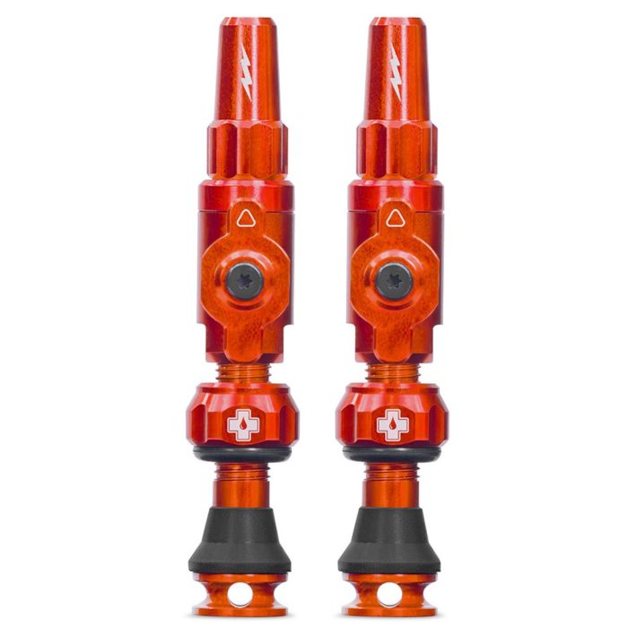 Muc-Off Muc Off Tubeless Valves Big Bore Lite, orange