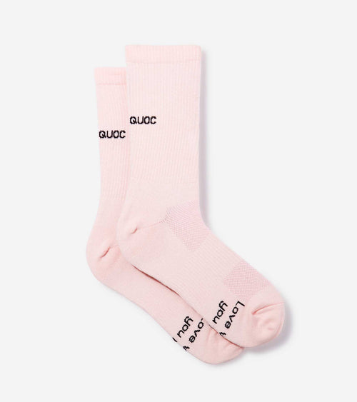 Quoc All Road Sock, Dusty Pink