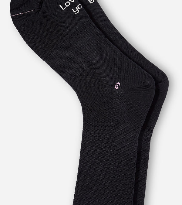 Quoc Performance Road Sock, Black