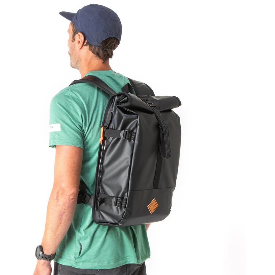 RESTRAP Rolltop Backpack - 22L, black, unis