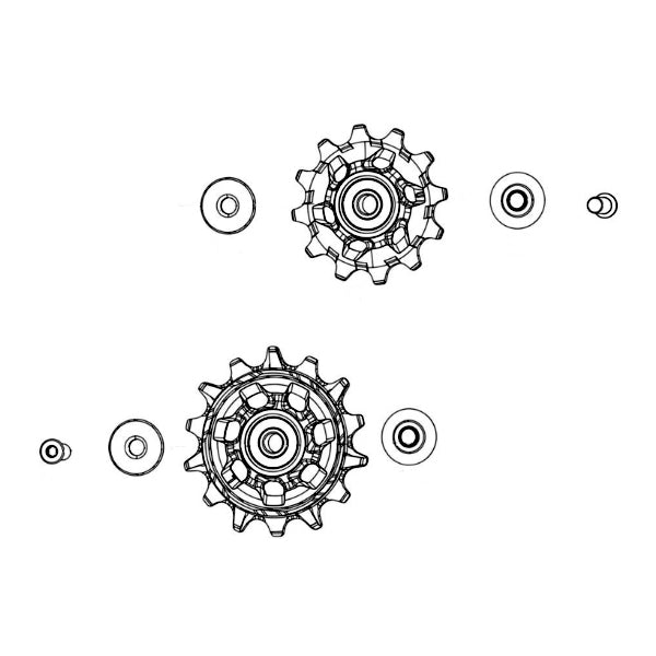SRAM SCHALTWERKROLLEN SET GX EAGLE AXS