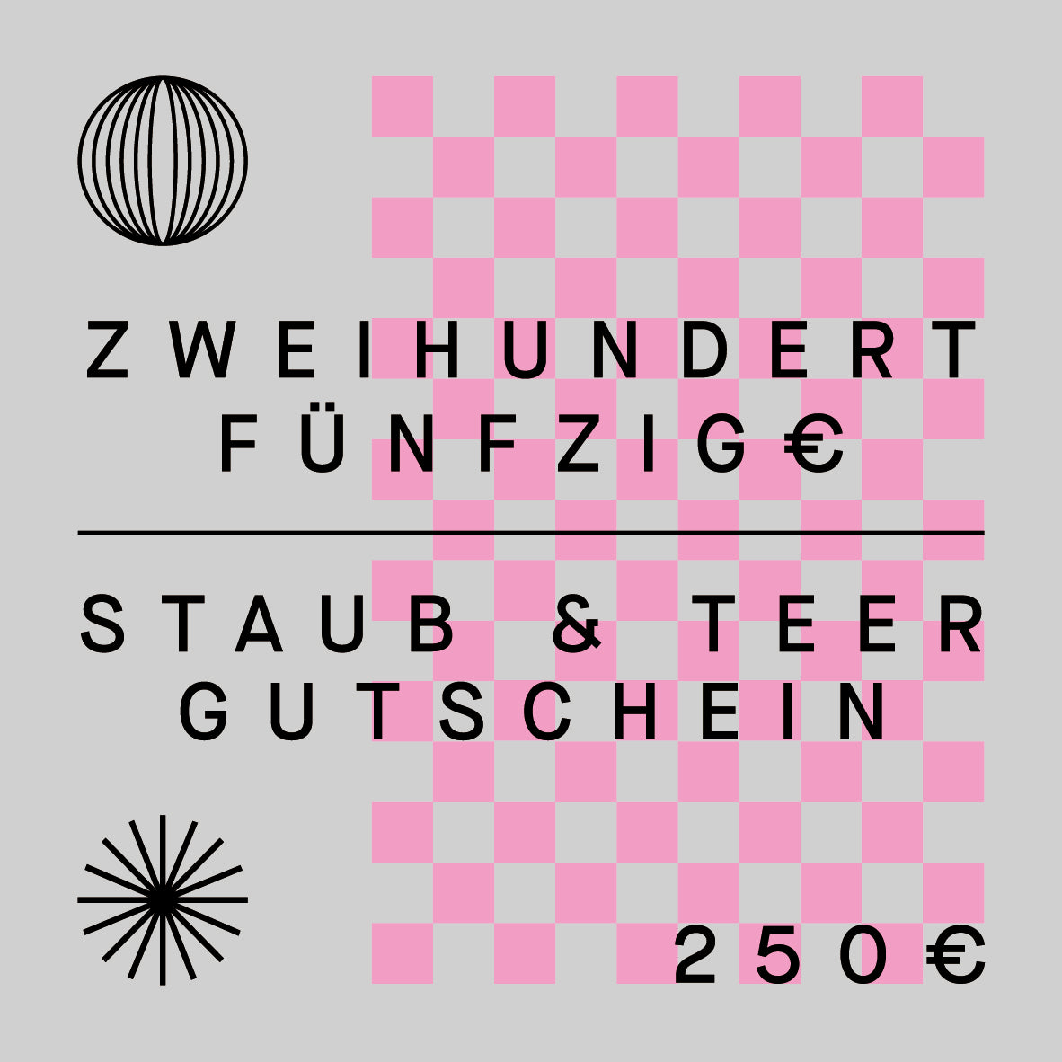 Staub&Teer Geschenkgutschein