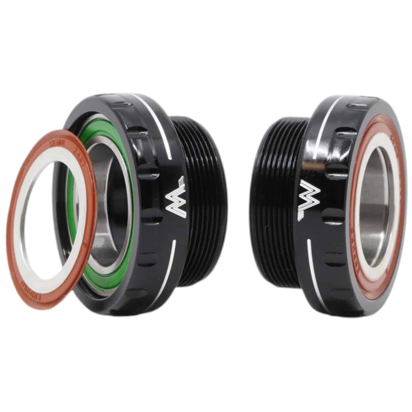 White Industries BSA24 External Innenlager 68/73mm, 24mm, black