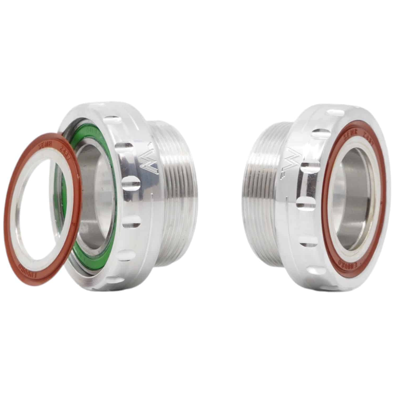 White Industries BSA24 External Innenlager 68/73mm, 24mm, silver